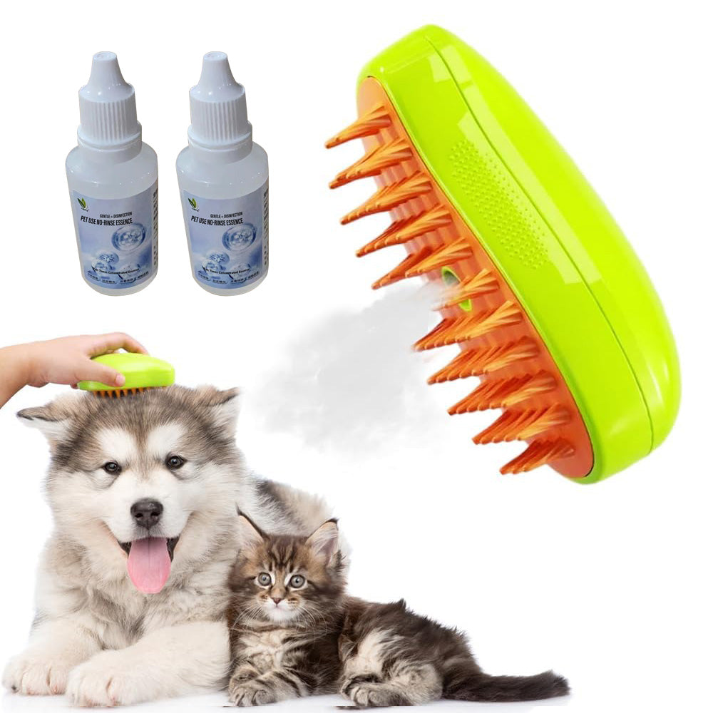 Zakdavi™ Patented Exclusive Rechargeable Steam Pet Brush