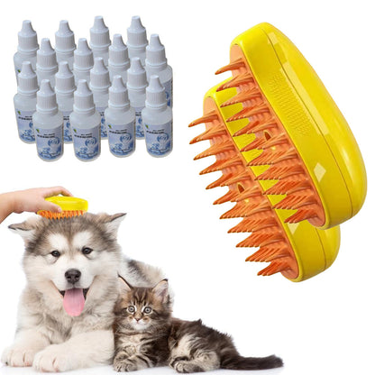 Zakdavi™ Patented Exclusive Rechargeable Steam Pet Brush